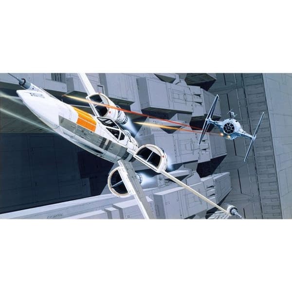 Komar Tapet digitalt Foto på Non-woven Star Wars X-Wing vs TIE-Fighter 250 x 500 cm Non-woven