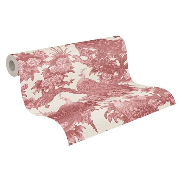Non-woven tapet 399824 röd ecru Pink fuchsia blommor floral Michalsky 6 A.S. Creation