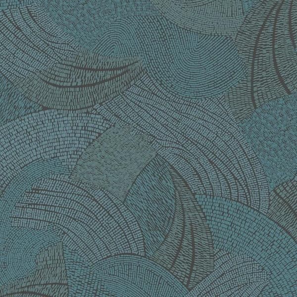 Tapet non-woven 399353 blågrön Schwarz svart grafisk French Affair A.S. Creation