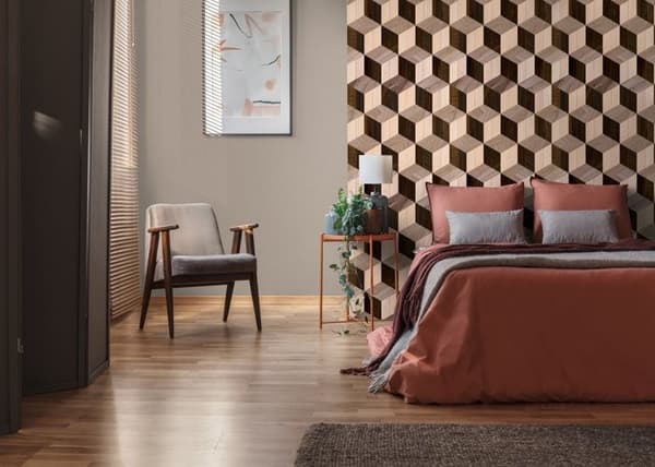 A.S. Creation Tapeter foto The Wall III 398331 Ett mönster per rulle 3D Brun Beige