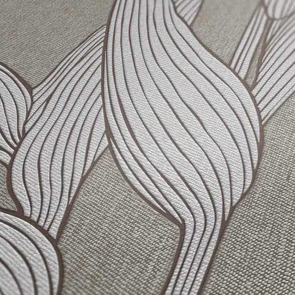 AS Creation Tapet 361231 Natur Hem, Textil Tapet Vinyl Brun