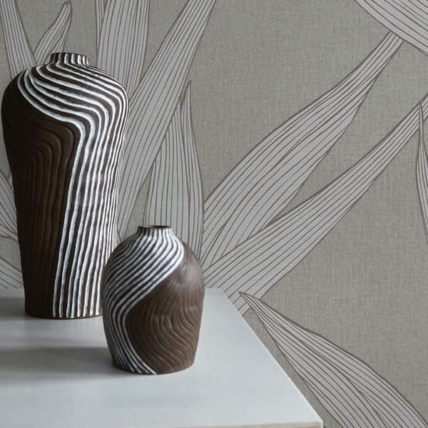 AS Creation Tapet 361231 Natur Hem, Textil Tapet Vinyl Brun
