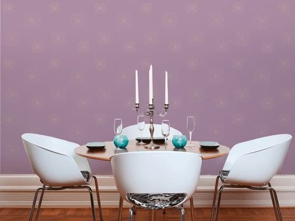 A.S. Creation Skandinavisk 2 367842 non-woven tapet blommig 0.53 m x 10.05 m mauve