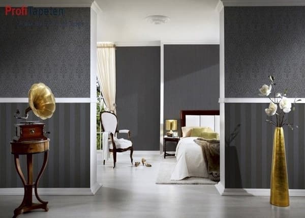A.S. Creation AP Tessuto II 961957 non-woven tapet barock 0.53 m x 10.05 m brun