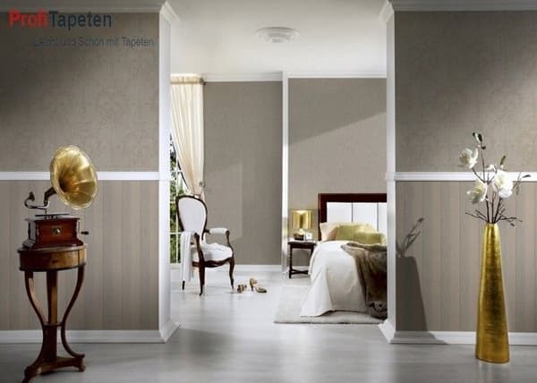 A.S. Creation AP Tessuto II 961963 non-vävd tapet barock 0.53 m x 10.05 m beige