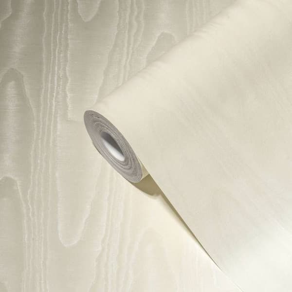 A.S. Creation Lyxigt tapet 307031 oinsad tapet en enhetlig 0.53 m x 10.05 m vit