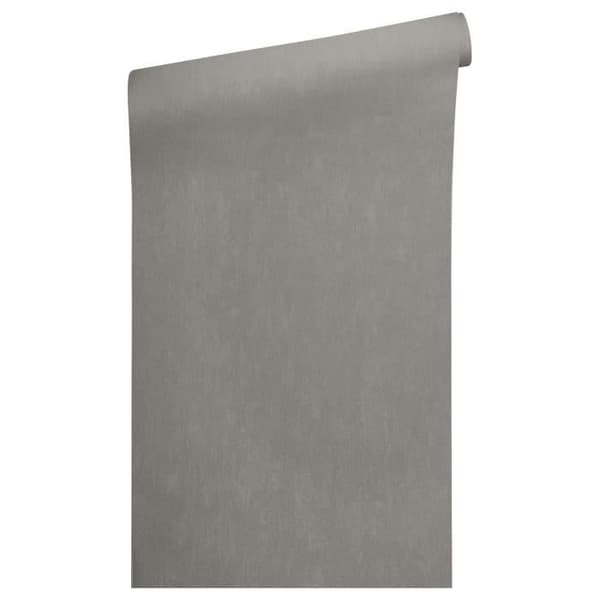 A.S. Creation Castello | 335408 | vanlig non-woven tapet | 0,53 m x 10,05 m | grå