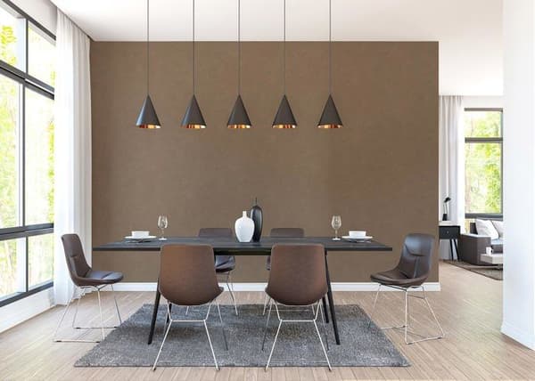 A.S. Creation Cappuccino 562272 enfärgat non-woven tapet 0.53 m x 10.05 m brun