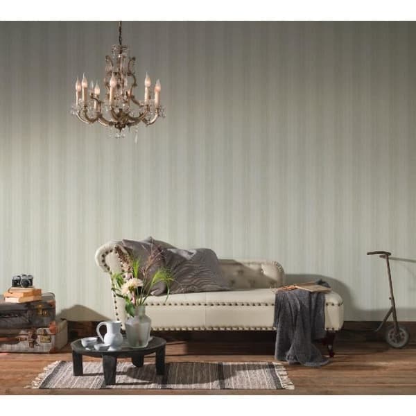 A.S. Creation Concerto 3 765871 tapet med striper papir 0.53 m x 10.05 m grønn