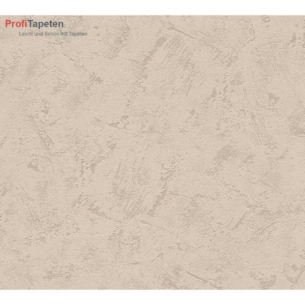 A.S. Creation Enkelblad 930217 tapet enfärgad 0.53 m x 10.05 m beige