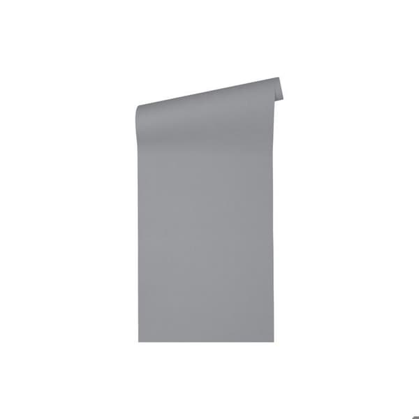 A.S. Creation Alpha 333723 non-woven tapet enfärgad 0.53 m x 10.05 m grå