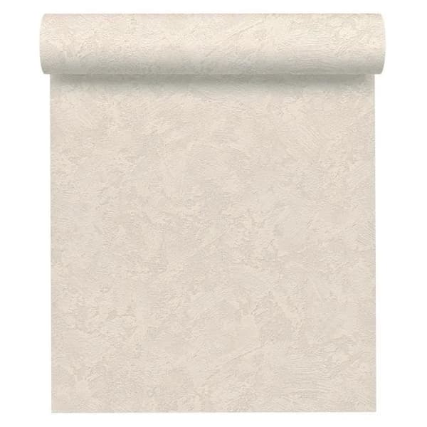 A.S. Creation Designbook | 338631 | vanlig non-woven tapet | 0,53 m x 10,05 m | ecru