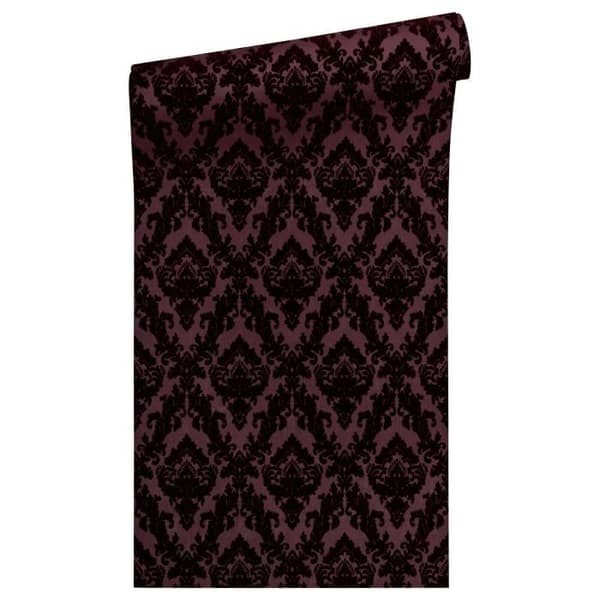 A.S. Creation Castello | 335825 | vintage non-woven tapeter | 0,52 m x 10,05 m | röd