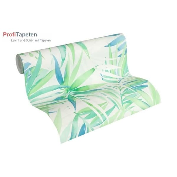 A.S. Creation Designdschungel 2 av Laura N. 341251 non-woven tapet floral grön