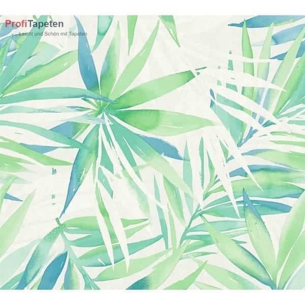 A.S. Creation Designdschungel 2 av Laura N. 341251 non-woven tapet floral grön