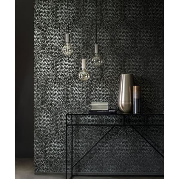 A.S. Creation Alpha 333734 non-woven tapet 3D 0.53 m x 10.05 m svart