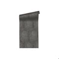 Miniatyrbild 2 av 4: A.S. Creation Alpha 333734 non-woven tapet 3D 0.53 m x 10.05 m svart