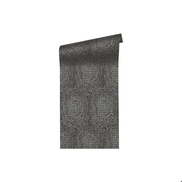 A.S. Creation Alpha 333734 non-woven tapet 3D 0.53 m x 10.05 m svart