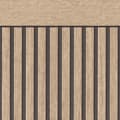 Miniatyrbild 2 av 4: Tapet - AS CREATION - Dado - Träimitation - Natur-Svart - 5 m x 106 cm