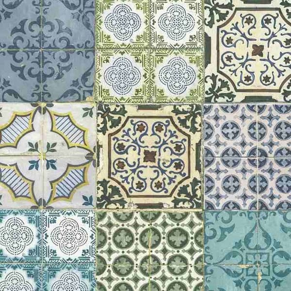 A.S. Creation Autentiska Väggar 2 364851 non-woven tapet vintage 0.53 m x 10.05 m blå