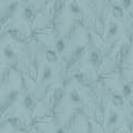 Miniatyrbild 1 av 3: A.S. Creation Exotic Life 373673 non-woven tapet natur 0.53 m x 10.05 m blå
