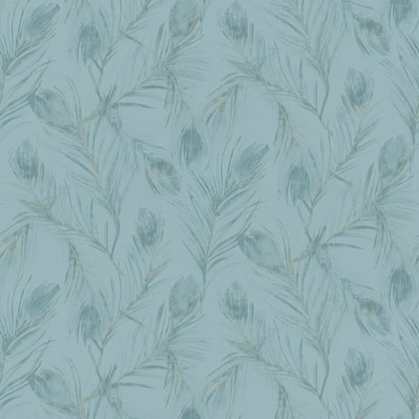 A.S. Creation Exotic Life 373673 non-woven tapet natur 0.53 m x 10.05 m blå