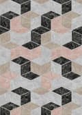 Miniatyrbild 4 av 4: Panoramic - A.S. CREATION - The Wall 2 - Vinyltapet på non-woven - Geometrisk - Vit