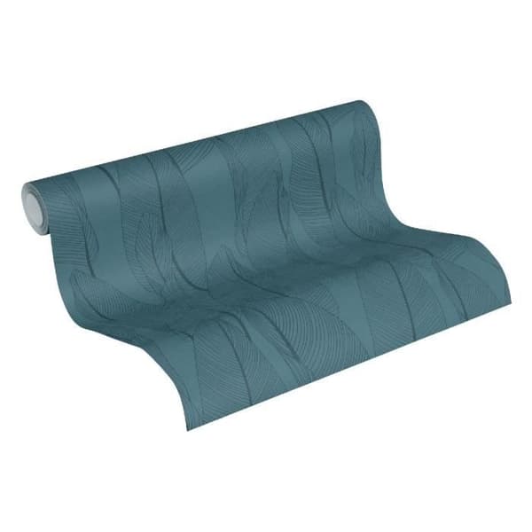 A.S. Creation Exotic Life 364974 non-woven tapet natur 0.53 m x 10.05 m blå