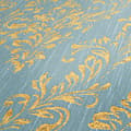 Miniatyrbild 2 av 6: A.S. Creation Metallic Silk 306595 non-woven tapet barock 0.53 m x 10.05 m blå