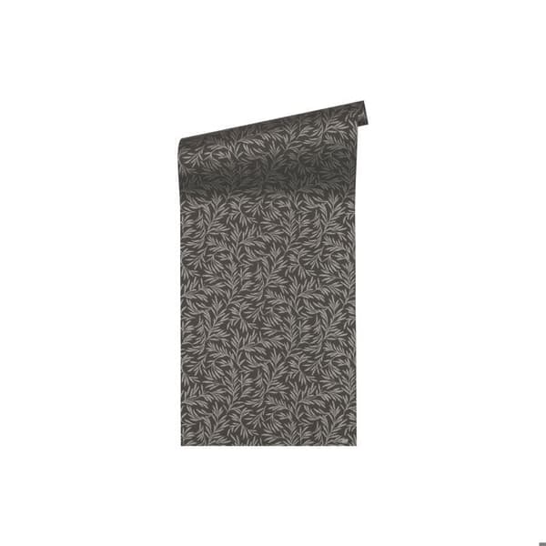 A.S. Creation Alpha | 333265 | non-woven tapet blommig | 0.53 m x 10.05 m | svart