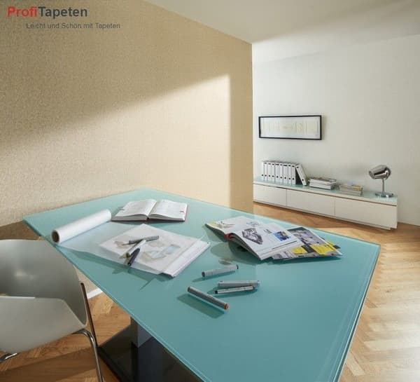 A.S. Creation AP Longlife Colours 301407 non-woven tapet enfärgad 1.06 m x 21 m beige