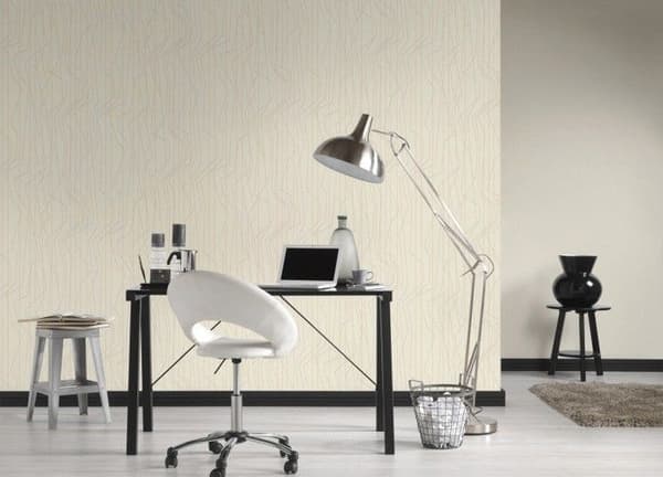 A.S. Creation Emotion Graphic 368826 non-woven tapet ensfärgad 0.53 m x 10.05 m ecru