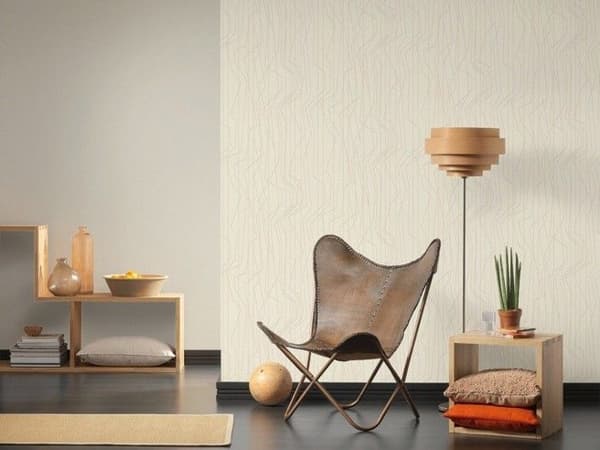 A.S. Creation Emotion Graphic 368826 non-woven tapet ensfärgad 0.53 m x 10.05 m ecru