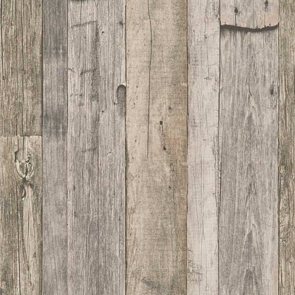 Tapet Trä M1-No.917 Beige Svart Hus Tapet Imitation trä