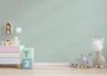 Miniatyrbild 2 av 5: Enfärgat Tapet M1-No.1050 Non-woven Tapet Blå Enfärgad Tapet