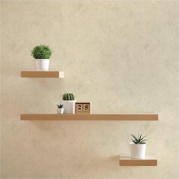 Enfärgad tapet M1-No.1072 Non-woven tapet Creme Enfärgad tapet Enfärgad