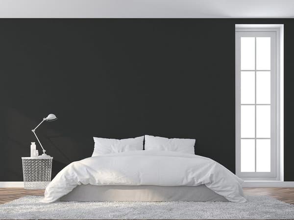 Enfärgad Tapet M1-No.1034 Non-Woven Tapet Svart Enfärgad Tapet Enfärgad