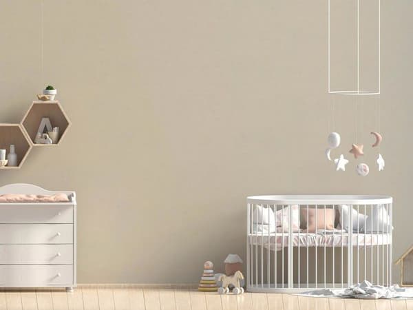 Enfärgad Tapet M1-No.1133 Non-woven Tapet Kräm Enfärgad Tapet Enfärgad