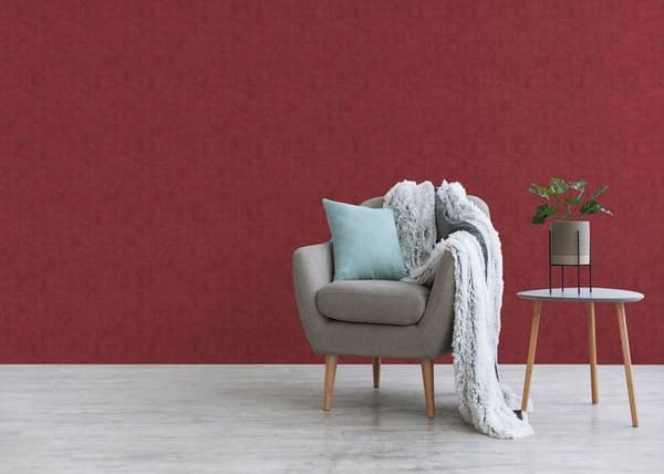 Enfärgad tapet M1-No.1063 Non-woven tapet Röd enfärgad tapet
