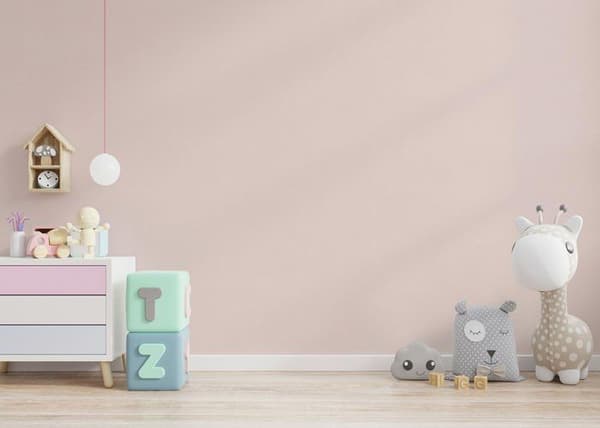Enfärgad tapet M1-No.1110 Non-woven tapet Rosa Enfärgad tapet Enfärgad