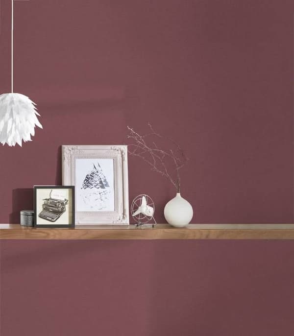 A.S. Creation Etniskt Ursprung 371786 non-woven tapet enfärgad 0.53 m x 10.05 m mauve