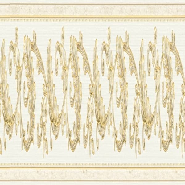 A.S. Creation Only Borders 369141 non-woven tapet självhäftande barock 0.08 m x 5 m beige