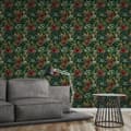 Miniatyrbild 3 av 3: A.S. Creation Greenery 372165 non-woven tapet floral 0.53 m x 10.05 m grön