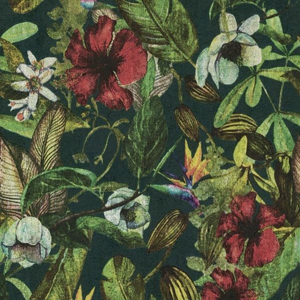 A.S. Creation Greenery 372165 non-woven tapet floral 0.53 m x 10.05 m grön
