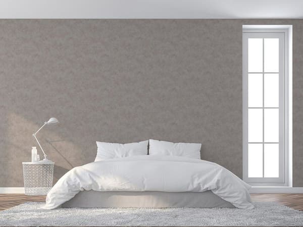 Enfärgad tapet M1-No.1019 Non-woven tapet Grå enfärgad tapet