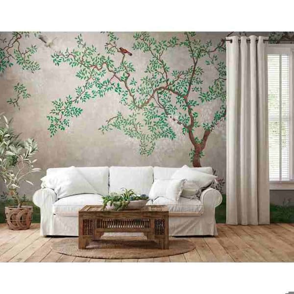 Panoramic - A.S. CREATION - The Wall - Vinyl tapeter på non-woven - Djur - Vit - 3,71 meter