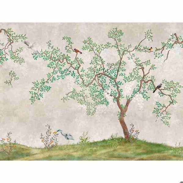 Panoramic - A.S. CREATION - The Wall - Vinyl tapeter på non-woven - Djur - Vit - 3,71 meter