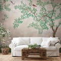 Miniatyrbild 1 av 5: Panoramic - A.S. CREATION - The Wall - Vinyl tapeter på non-woven - Djur - Vit - 3,71 meter
