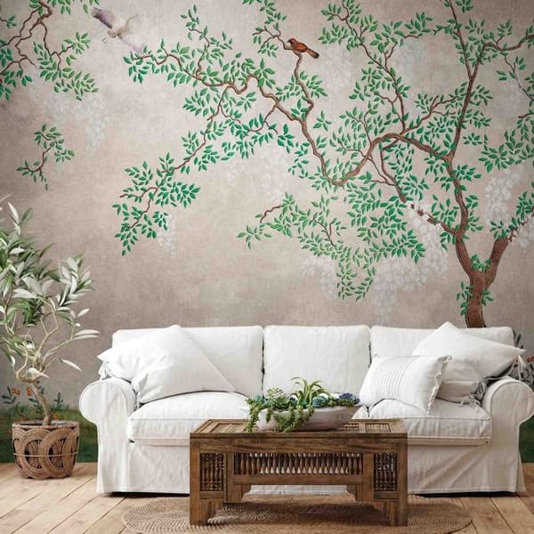 Panoramic - A.S. CREATION - The Wall - Vinyl tapeter på non-woven - Djur - Vit - 3,71 meter