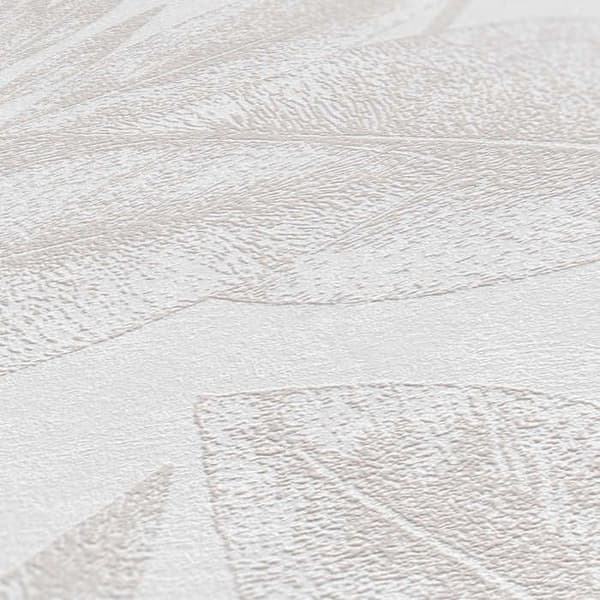tapet skog och blad Camilla M1-No.579 non-woven tapet beige crème blommig tapet